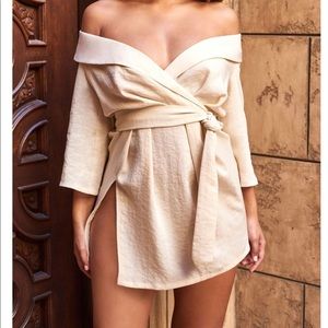 Oh Polly Knot your baby Cream Dress